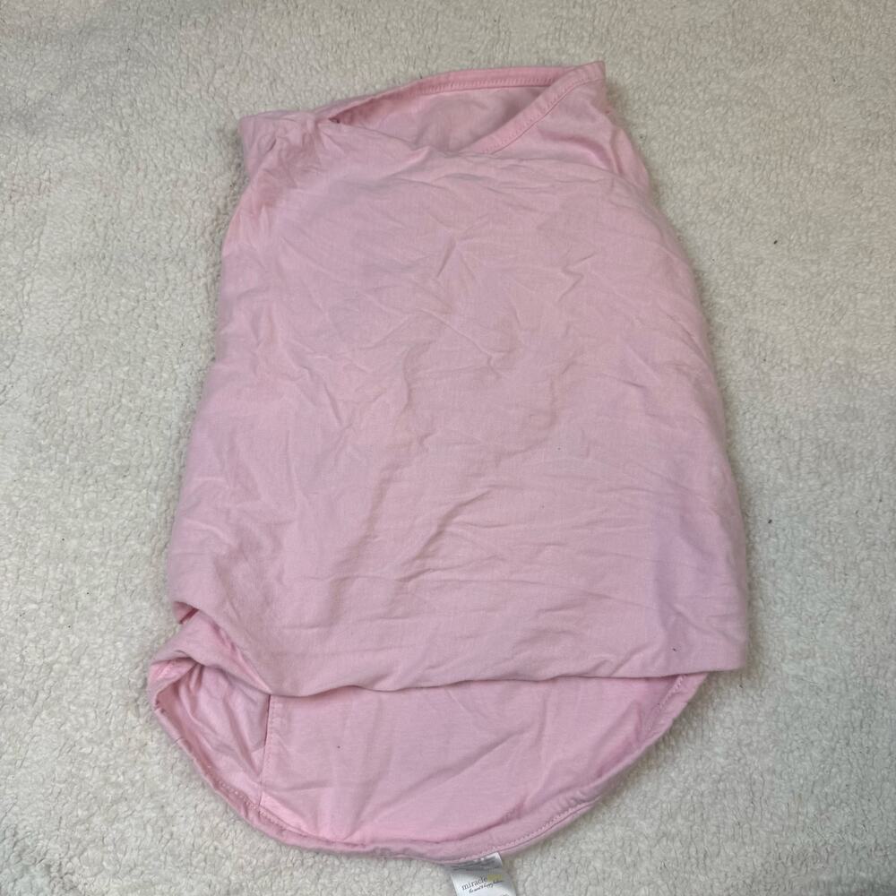 Miracle Baby MiracleBaby Pink Cotton Swaddle Wrap Blanket